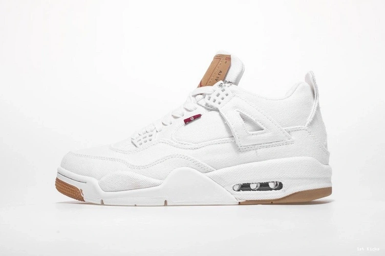 AO2571-100 Levi's White Jordan Denim Air 4 1127